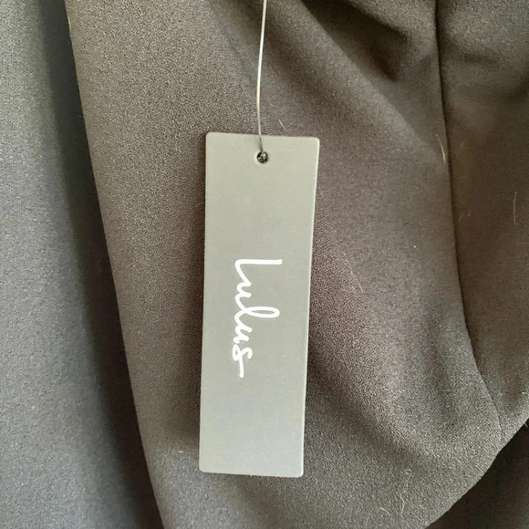 LULUS Size XL Alia BlackBackless Bodycon MidiDress**Flattering Style**NWT* - Picture 6 of 12